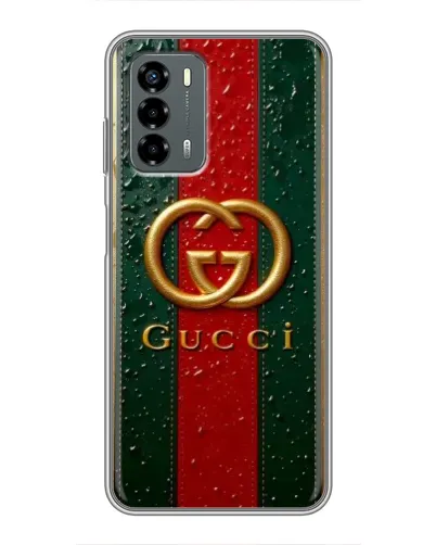 Чехол для Blade V40 Vita с картинкой «Gucci — фирменная полоса и золото» Чехол для Blade V40 Vita с картинкой «Gucci — фирменная полоса и золото»