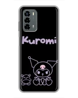 Чехол для Blade V40 Vita с картинкой «Kuromi — черный минимализм» Чехол для Blade V40 Vita с картинкой «Kuromi — черный минимализм»