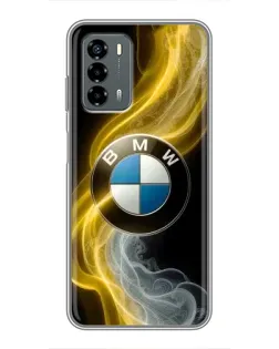Чехол для Blade V40 Vita с картинкой «Золотистый дым BMW» Чехол для Blade V40 Vita с картинкой «Золотистый дым BMW»