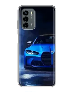 Чехол для Blade V40 Vita с картинкой «Голубая BMW M4» Чехол для Blade V40 Vita с картинкой «Голубая BMW M4»