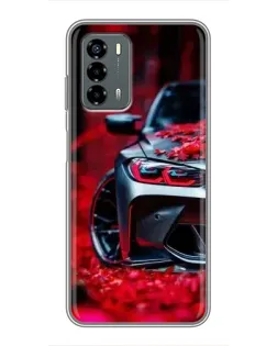 Чехол для Blade V40 Vita с картинкой «Спортивная BMW и цветы» Чехол для Blade V40 Vita с картинкой «Спортивная BMW и цветы»