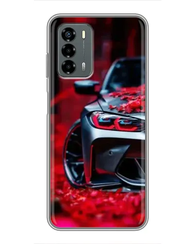 Чехол для Blade V40 Vita с картинкой «Спортивная BMW и цветы» Чехол для Blade V40 Vita с картинкой «Спортивная BMW и цветы»