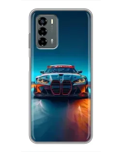 Чехол для Blade V40 Vita с картинкой «BMW — огни неона» Чехол для Blade V40 Vita с картинкой «BMW — огни неона»
