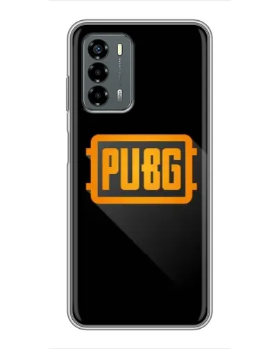 Чехол для Blade V40 Vita с картинкой «PUBG — рамка лого»