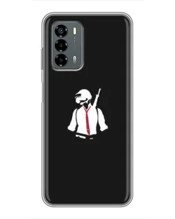 Чехол для Blade V40 Vita с картинкой «PUBG — силуэт воина» Чехол для Blade V40 Vita с картинкой «PUBG — силуэт воина»