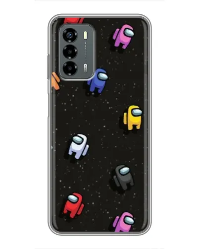 Чехол для Blade V40 Vita с картинкой «Космический паттерн Among Us»