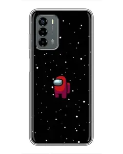 Чехол для Blade V40 Vita с картинкой «Красный Among Us»