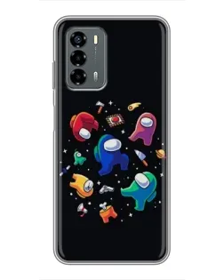 Чехол для Blade V40 Vita с картинкой «Among Us космос»