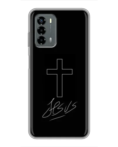 Чехол для Blade V40 Vita с картинкой «Графический крест Jesus» Чехол для Blade V40 Vita с картинкой «Графический крест Jesus»