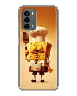 Чехол для Blade V40 Vita с картинкой «Губка Боб повар»