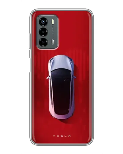 Чехол для Blade V40 Vita с картинкой «Tesla Top View»