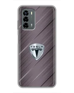 Чехол для Blade V40 Vita с картинкой «Металлическая текстура Tesla» Чехол для Blade V40 Vita с картинкой «Металлическая текстура Tesla»