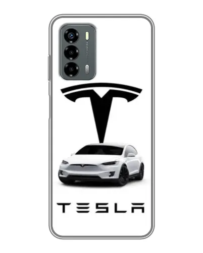 Чехол для Blade V40 Vita с картинкой «Tesla White Style»