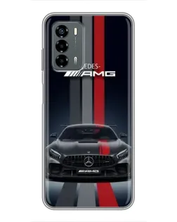 Чехол для Blade V40 Vita с картинкой «Mercedes — белый карбон» Чехол для Blade V40 Vita с картинкой «Mercedes — белый карбон»