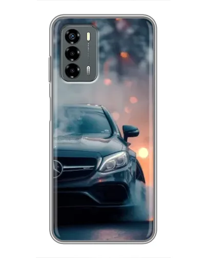 Чехол для Blade V40 Vita с картинкой «Mercedes — ночной город»