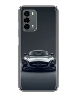 Чехол для Blade V40 Vita с картинкой «Mercedes на черном»