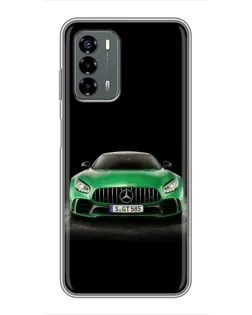 Чехол для Blade V40 Vita с картинкой «Mercedes — неоновый лого»
