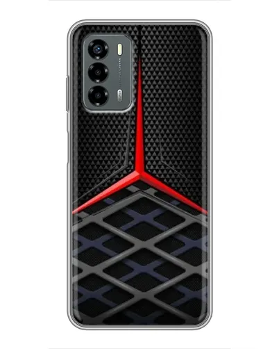 Чехол для Blade V40 Vita с картинкой «Mercedes Carbon Grid»
