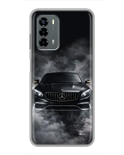 Чехол для Blade V40 Vita с картинкой «Mercedes в дыму»