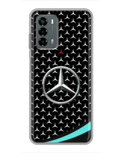 Чехол для Blade V40 Vita с картинкой «Mercedes — бирюзовый акцент»