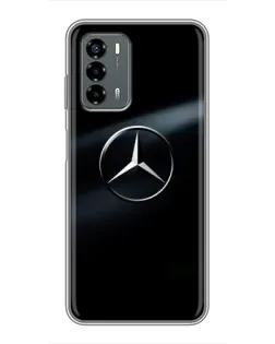 Чехол для Blade V40 Vita с картинкой «Mercedes на металле» Чехол для Blade V40 Vita с картинкой «Mercedes на металле»