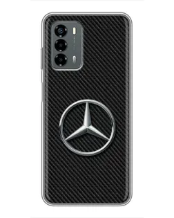 Чехол для Blade V40 Vita с картинкой «Карбоновый Mercedes стиль» Чехол для Blade V40 Vita с картинкой «Карбоновый Mercedes стиль»