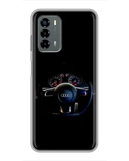 Чехол для Blade V40 Vita с картинкой «Салон Audi — руль» Чехол для Blade V40 Vita с картинкой «Салон Audi — руль»
