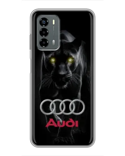 Чехол для Blade V40 Vita с картинкой «Пантера и Audi»
