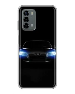 Чехол для Blade V40 Vita с картинкой «Audi в неоне»
