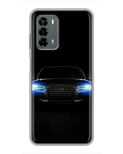 Чехол для Blade V40 Vita с картинкой «Audi в неоне»