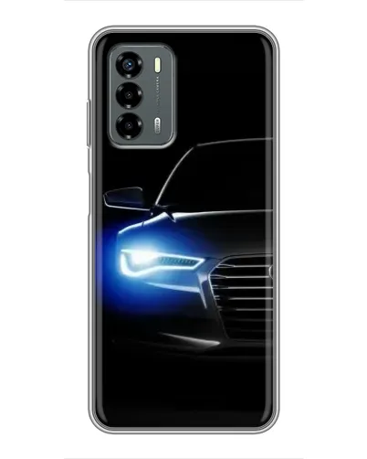Чехол для Blade V40 Vita с картинкой «Неоновый взгляд Audi»