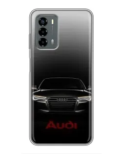Чехол для Blade V40 Vita с картинкой «Audi — градиентный контур»