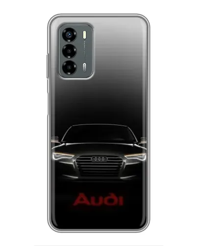 Чехол для Blade V40 Vita с картинкой «Audi — градиентный контур»
