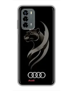 Чехол для Blade V40 Vita с картинкой «Графика — пантера и Audi»