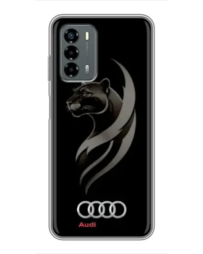 Чехол для Blade V40 Vita с картинкой «Графика — пантера и Audi»