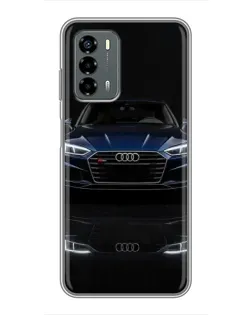 Чехол для Blade V40 Vita с картинкой «Audi — ночное отражение»