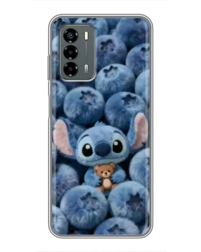 Чехол для Blade V40 Vita с картинкой «Стич и голубика»