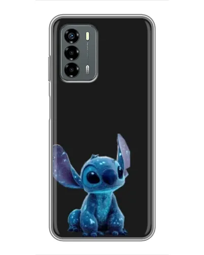 Чехол для Blade V40 Vita с картинкой «Стич на черном»