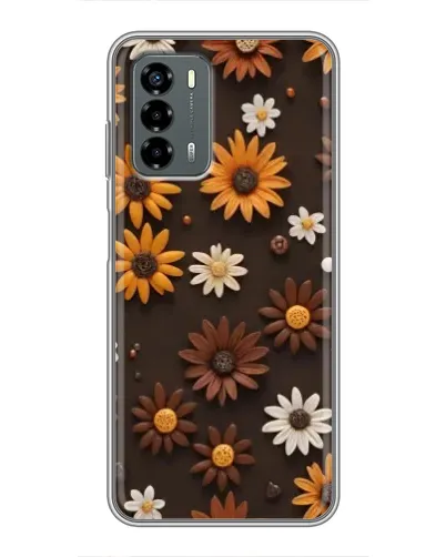 Чехол для Blade V40 Vita с картинкой «Узор из маленьких подсолнухов» Чехол для Blade V40 Vita с картинкой «Узор из маленьких подсолнухов»