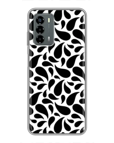 Чехол для Blade V40 Vita с картинкой «Контрастные черные капли» Чехол для Blade V40 Vita с картинкой «Контрастные черные капли»