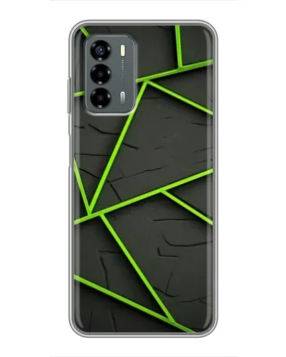 Чехол для Blade V40 Vita с картинкой «Зеленые геометрические линии» Чехол для Blade V40 Vita с картинкой «Зеленые геометрические линии»