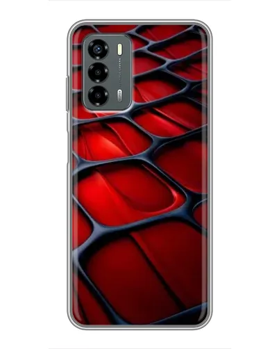 Чехол для Blade V40 Vita с картинкой «Красная глянцевая сетка» Чехол для Blade V40 Vita с картинкой «Красная глянцевая сетка»