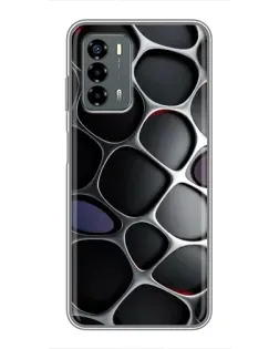 Чехол для Blade V40 Vita с картинкой «Объемная темная решетка»
