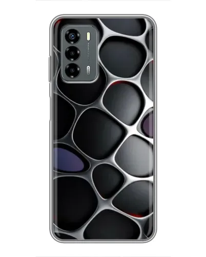 Чехол для Blade V40 Vita с картинкой «Объемная темная решетка» Чехол для Blade V40 Vita с картинкой «Объемная темная решетка»