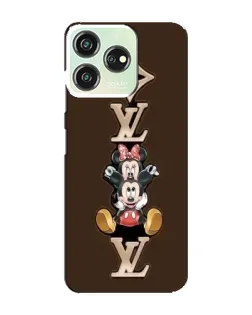 Чехол для ZTE Blade V50 Design с картинкой «LV и Микки Маус»