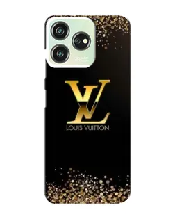 Чехол для ZTE Blade V50 Design с картинкой «LV — золотые искры»