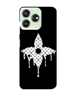 Чехол для ZTE Blade V50 Design с картинкой «Цветочная монограмма»