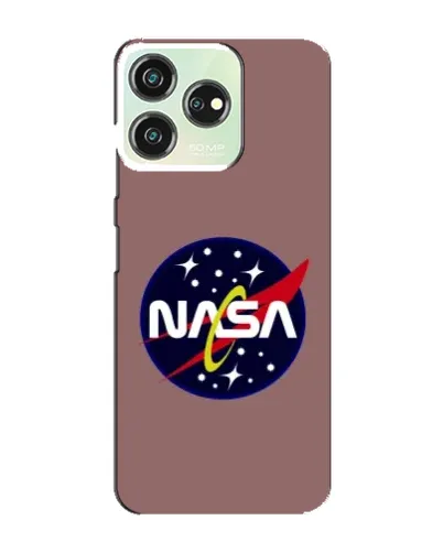 Чехол для ZTE Blade V50 Design с картинкой «NASA — ретро космос»