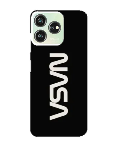 Чехол для ZTE Blade V50 Design с картинкой «NASA — вертикальный логотип»