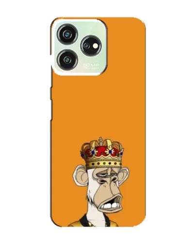 Чехол для ZTE Blade V50 Design с картинкой «Золотая обезьяна Bored Ape» Чехол для ZTE Blade V50 Design с картинкой «Золотая обезьяна Bored Ape»